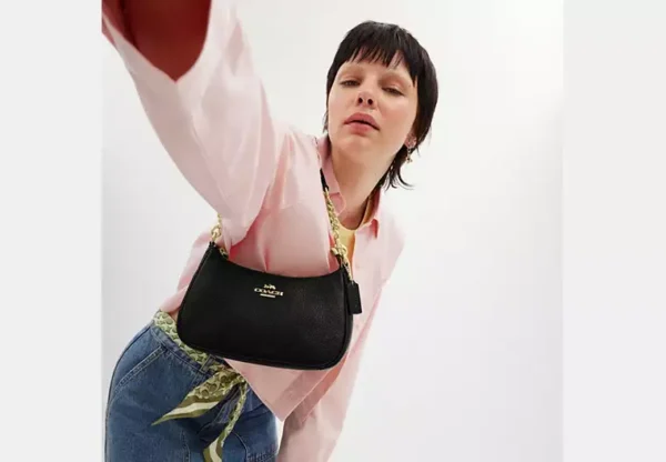 Bolso de hombro Teri en lona de la firma - Imagen 4